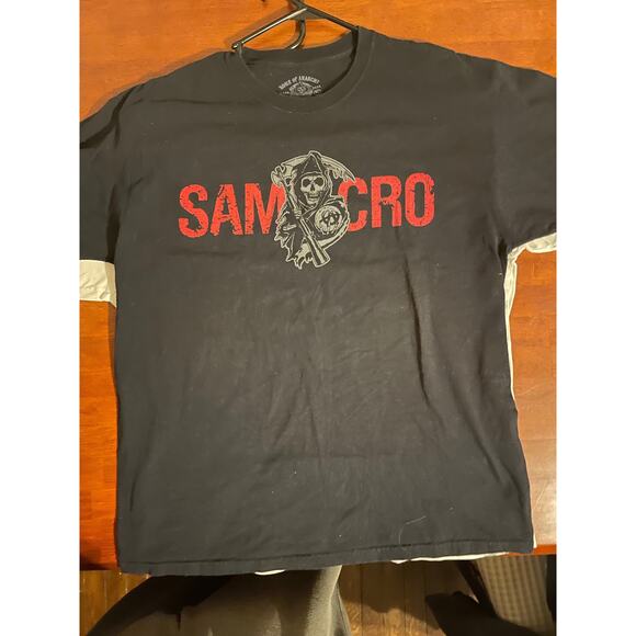 2012 Sons of Anarchy Samcro Big Reaper Shirt HTF XL 22x29 - Picture 2 of 5